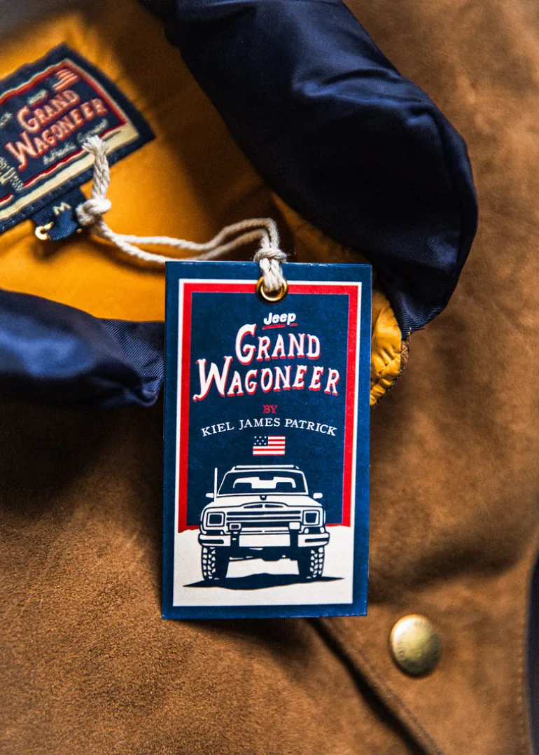 Jeep® x KJP Grand Wagoneer Puffer Vest in Navy