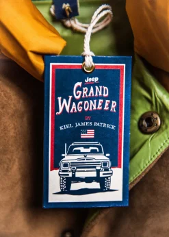 Jeep® x KJP Grand Wagoneer Puffer Vest in Tan