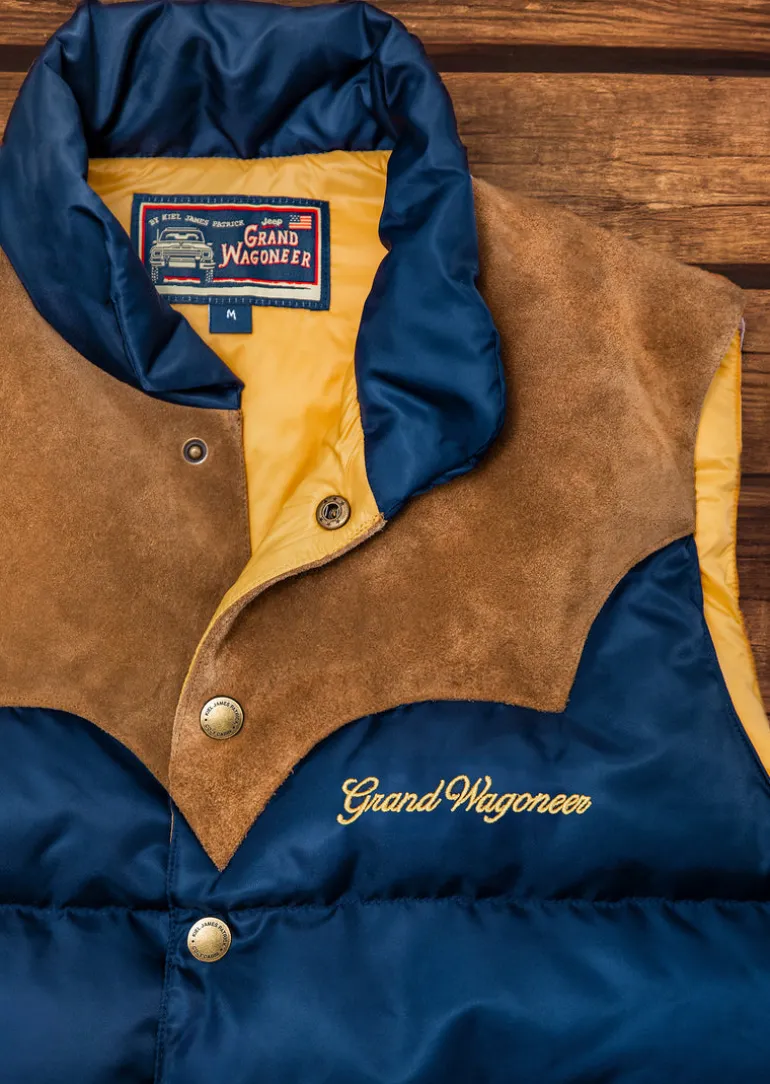 Jeep® x KJP Grand Wagoneer Puffer Vest in Navy
