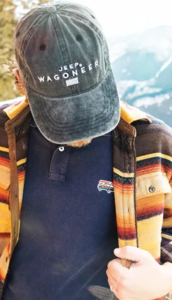 Jeep® x KJP Wagoneer American Flag Embroidered Ball Cap