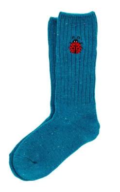 Ladybug Donegal Socks