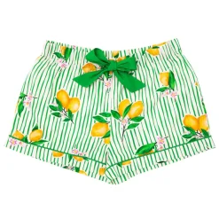 Lemon Grove Drawstring Shorts Pajama Set