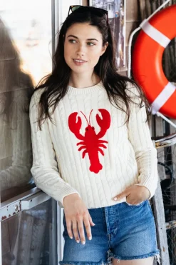 Lobster Cable Knit Sweater