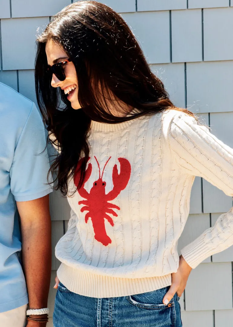 Lobster Cable Knit Sweater