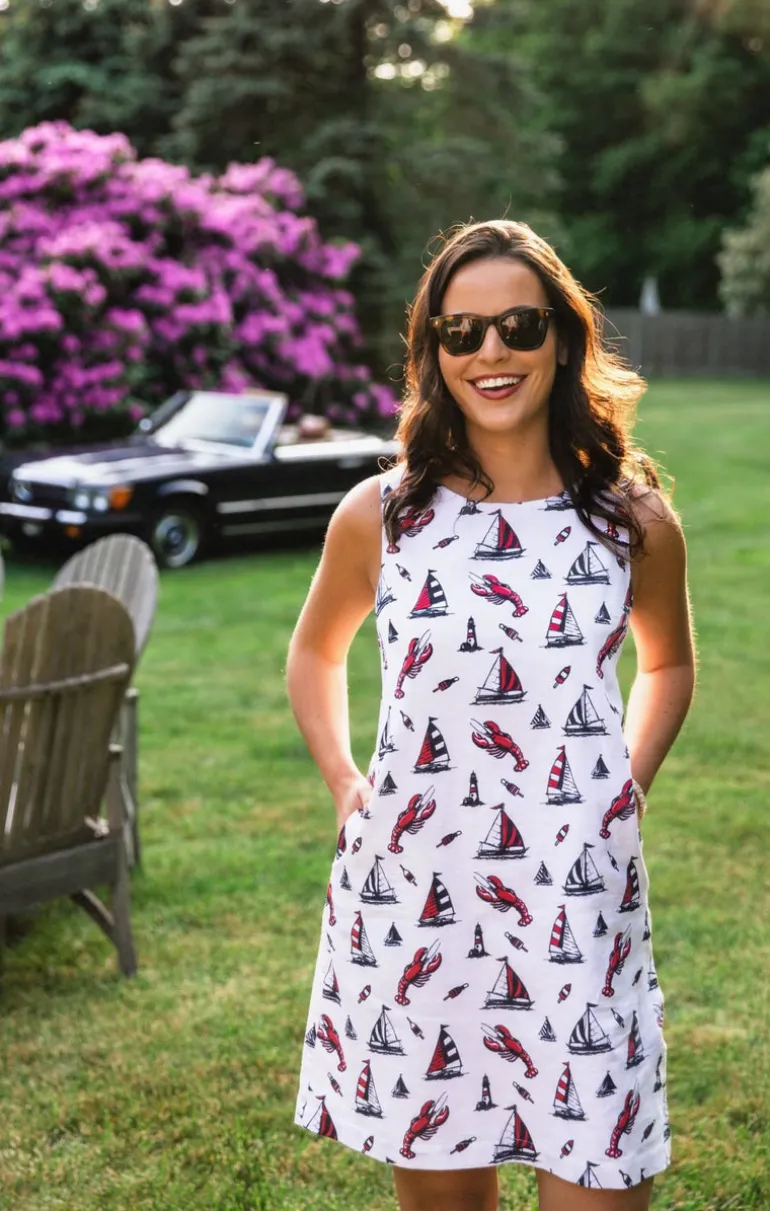 Lobster Harbor Dress