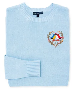 Lovebirds Embroidered Sweater