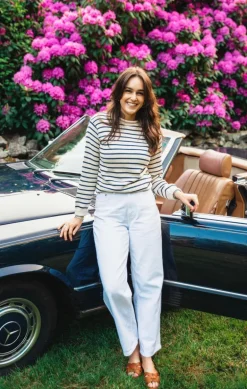 Marina Striped Rollneck Sweater