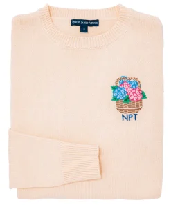 Nantucket Basket Monogram Sweater