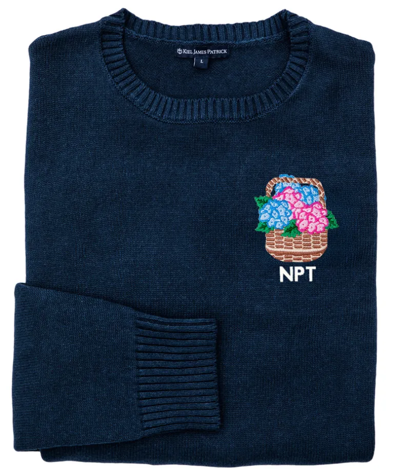 Nantucket Basket Monogram Sweater