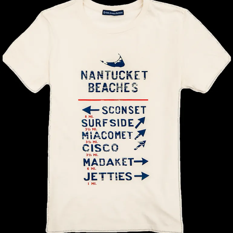 Nantucket Beaches T-Shirt- Women's