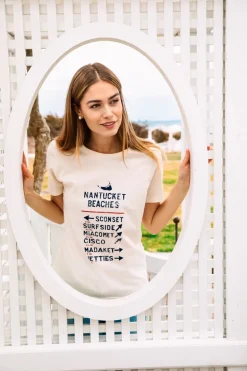 Nantucket Beaches T-Shirt- Women's
