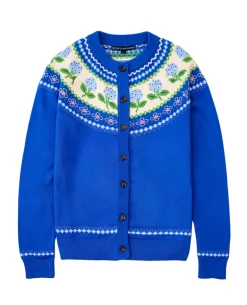 Nantucket Hydrangea Cardigan
