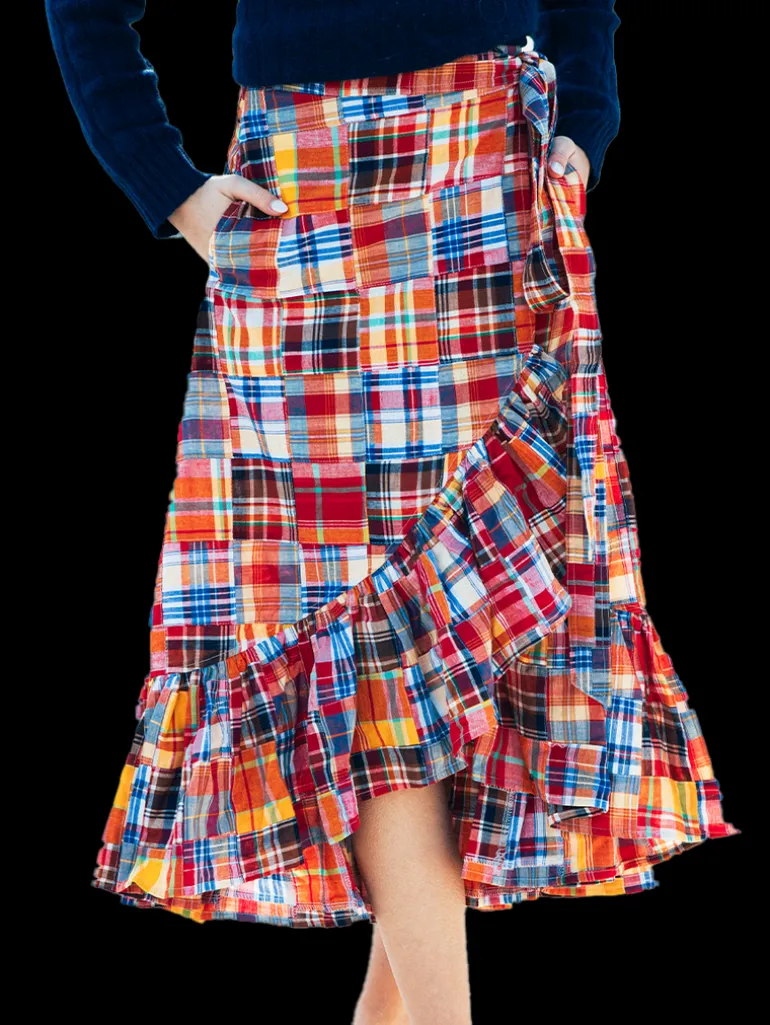 Nantucket Soirée Madras Skirt
