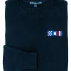 Nautical Flag Monogram Sweater- Men's