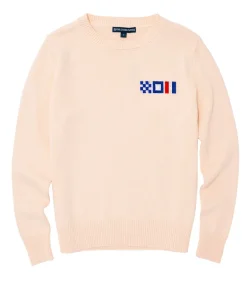 Nautical Flag Monogram Sweater- Men's