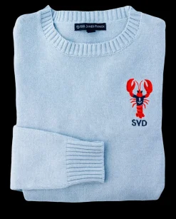 Nautical Lobster Monogram Sweater- Women's