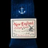 Navy Anchor Donegal Socks