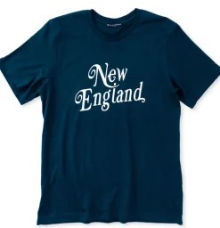New England Tee- Navy