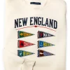 New England Pennant Flag Sweatshirt