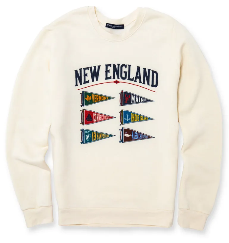New England Pennant Flag Sweatshirt