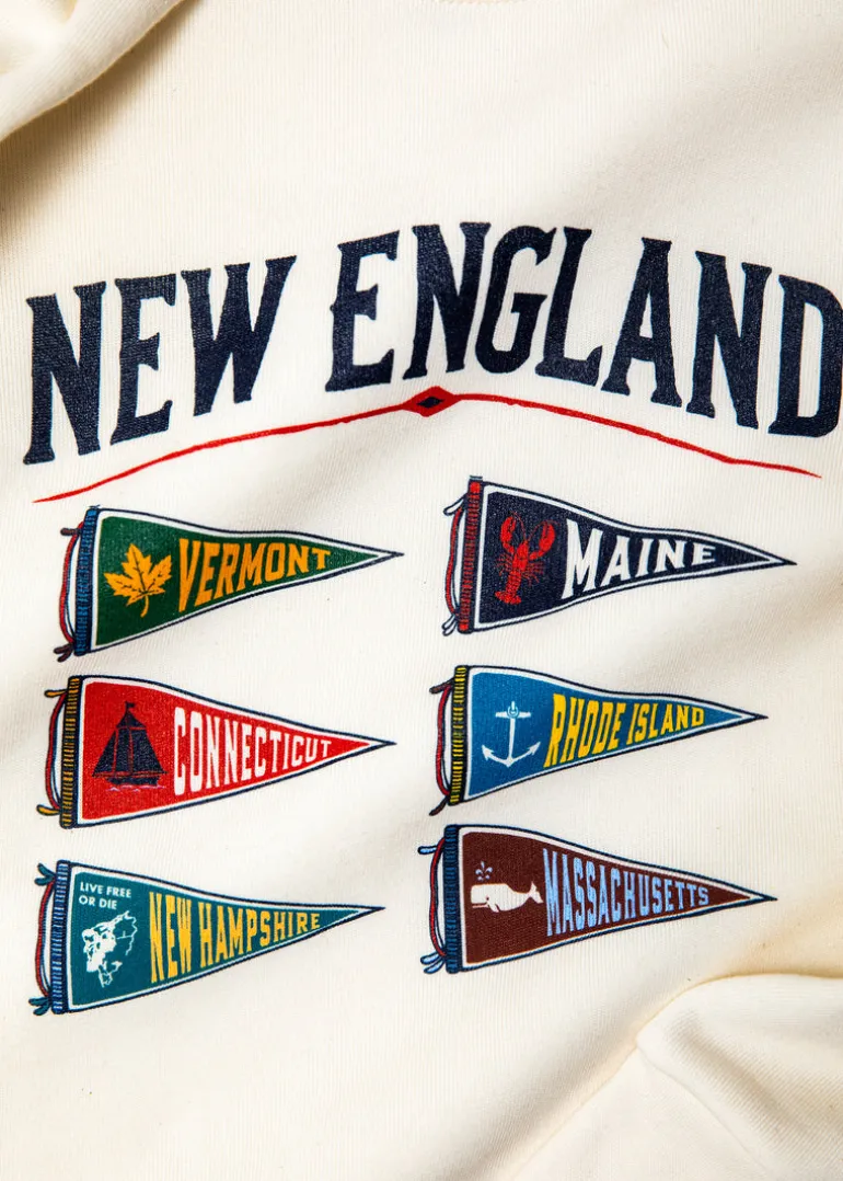 New England Pennant Flag Sweatshirt