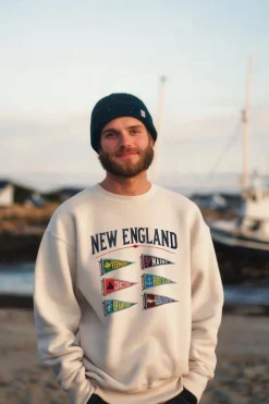 New England Pennant Flag Sweatshirt