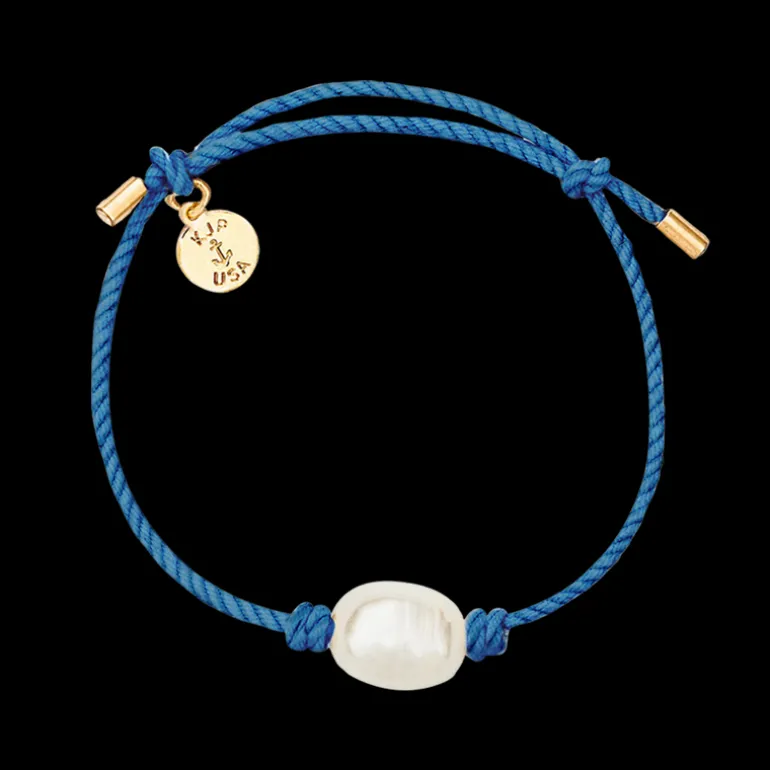 Ocean Blue Pearl Knot