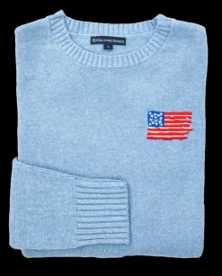 Old Glory Embroidered Sweater (Men's)