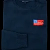 Old Glory Embroidered Sweater (Women's)
