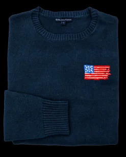 Old Glory Embroidered Sweater (Women's)