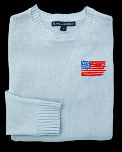 Old Glory Embroidered Sweater (Women's)