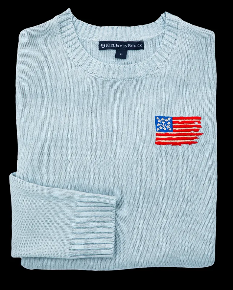 Old Glory Embroidered Sweater (Women's)