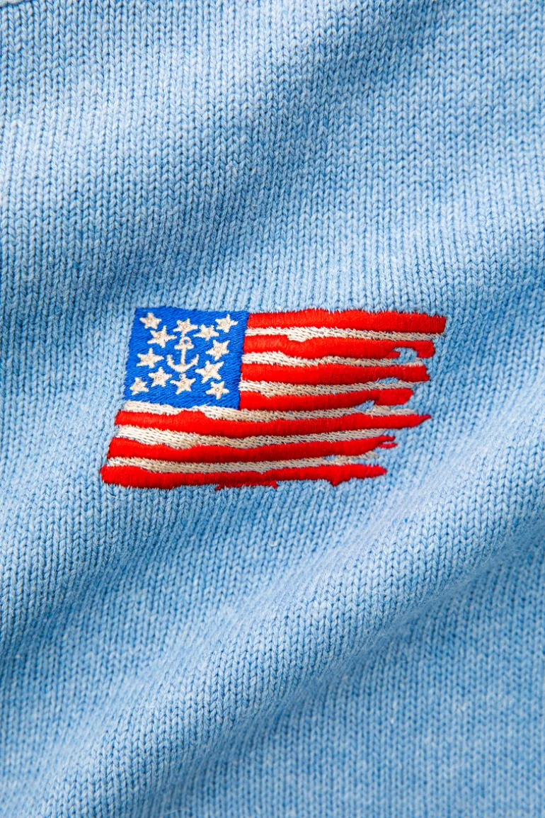 Old Glory Embroidered Sweater (Men's)