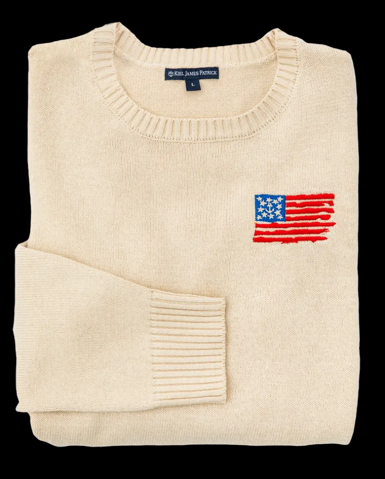 Old Glory Embroidered Sweater (Women's)
