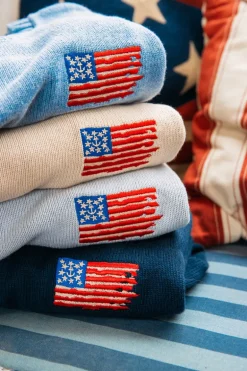 Old Glory Embroidered Sweater (Men's)