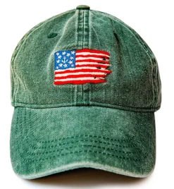 Old Glory Hat- Green