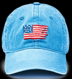 Old Glory Hat- Light Blue