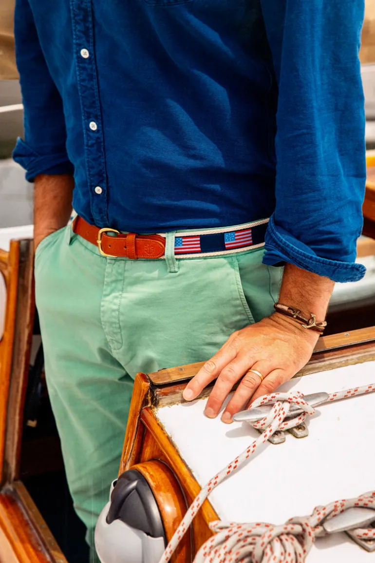 Old Glory Ribbon Belt