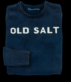 Old Salt Rollneck Sweater Navy