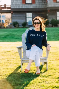 Old Salt Rollneck Sweater Navy