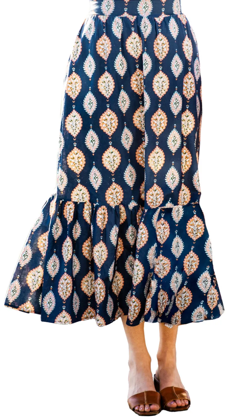 Paisley Garden Maxi Skirt
