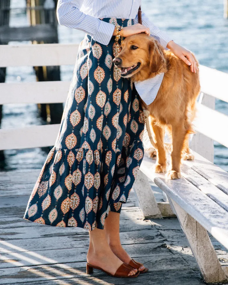 Paisley Garden Maxi Skirt