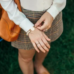 Pearl Monogram Bracelet