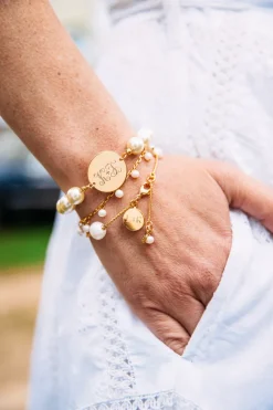 Pearlfection Monogram Bracelet