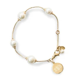 Pearlfection Monogram Bracelet