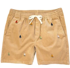 Sailboat Corduroy Shorts