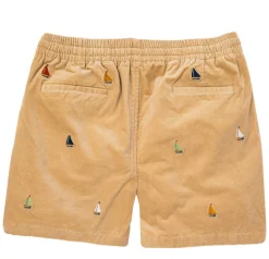 Sailboat Corduroy Shorts