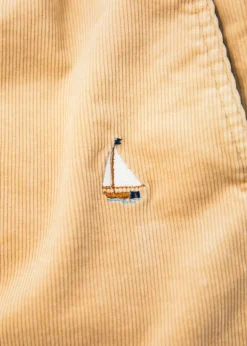 Sailboat Corduroy Shorts