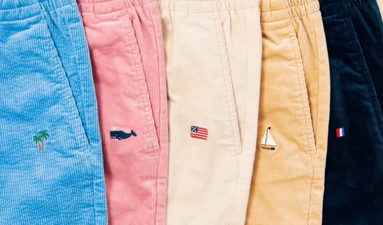 Sailboat Corduroy Shorts