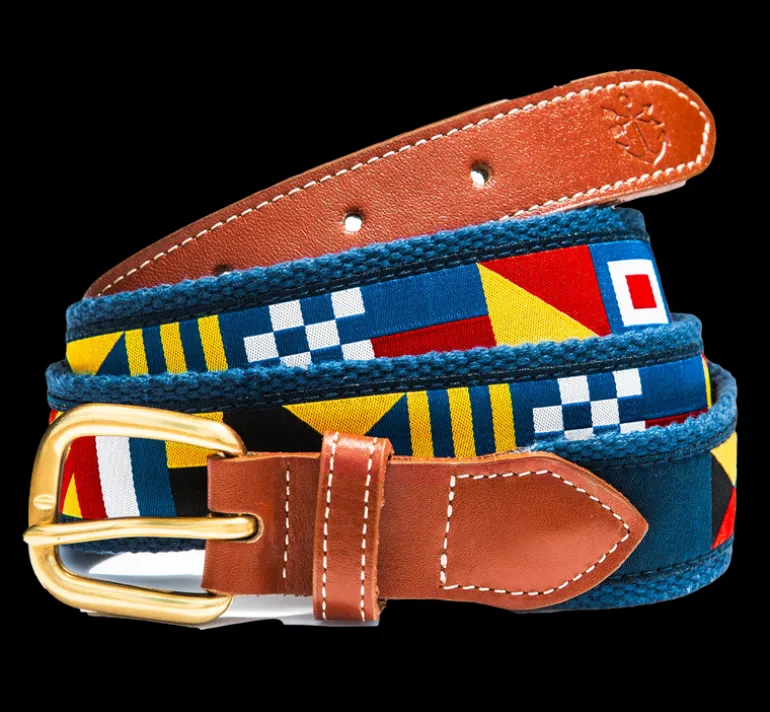 Sailing Flag Ribbon Belt